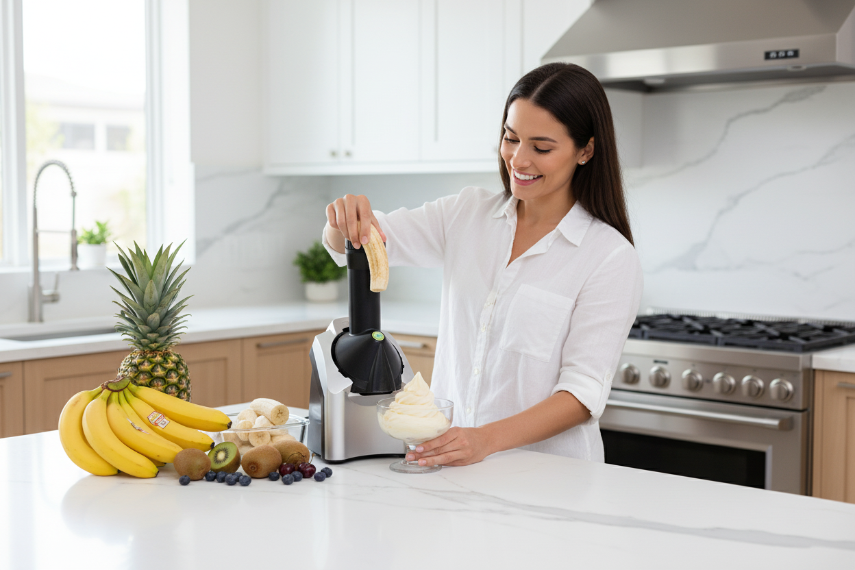 Electronic Fruit Ice Cream Maker