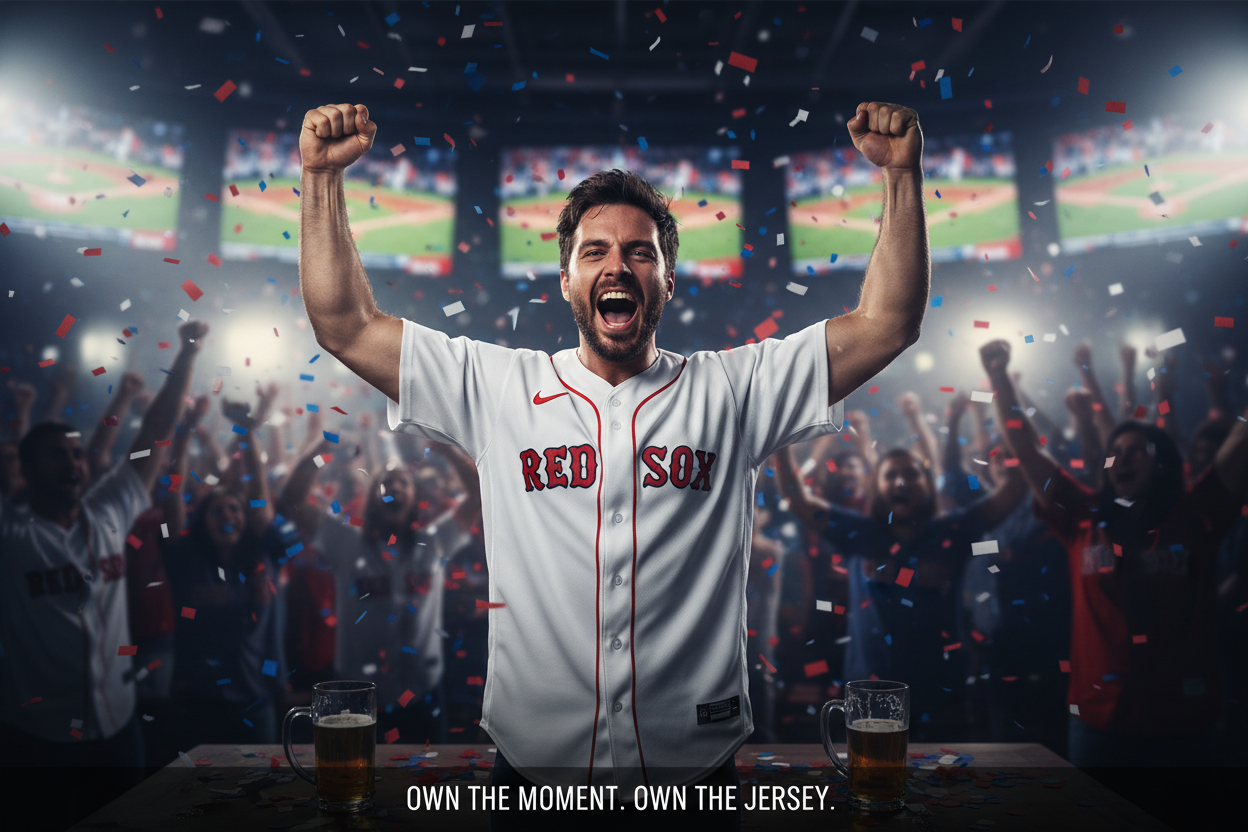 Boston Red Sox Nike Jersey - Custom White Edition