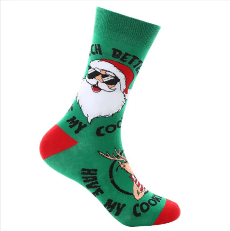 Unisex Christmas Cotton Socks