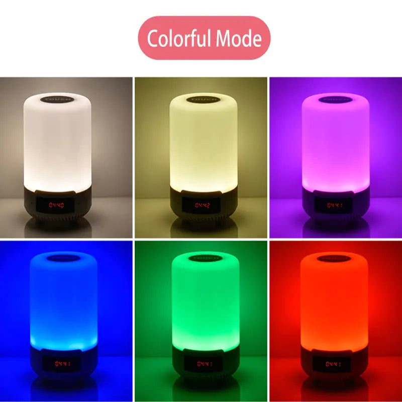 Smart Bluetooth Speaker with Colorful Atmosphere Lamp