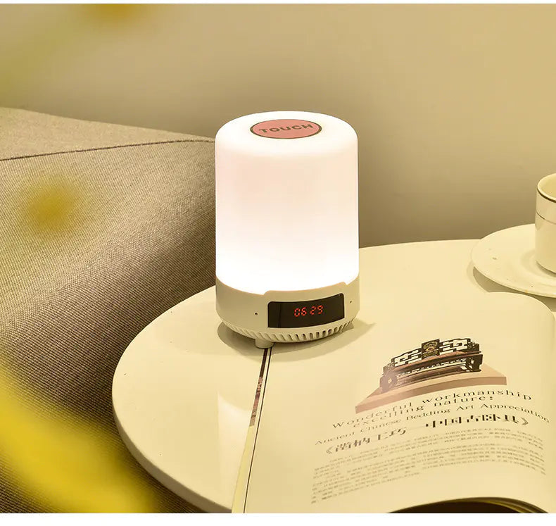 Smart Bluetooth Speaker with Colorful Atmosphere Lamp