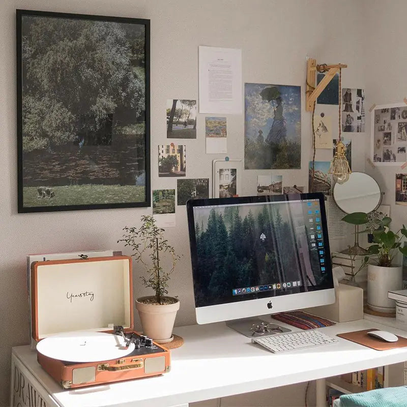 Portable Mini Smart Record Player with Bluetooth Speaker