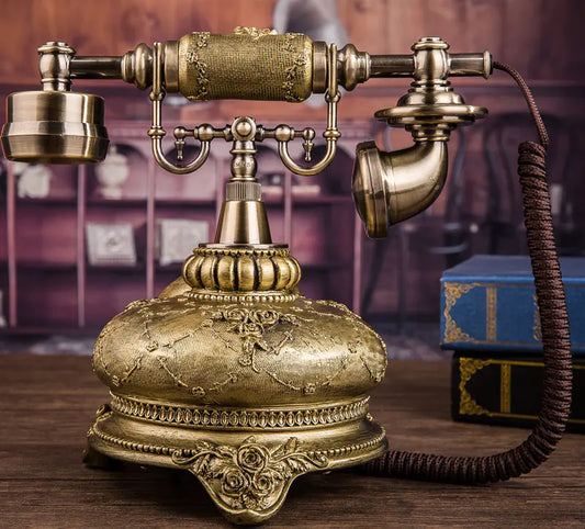 Vintage European Rotary Telephone - Creative Home Landline
