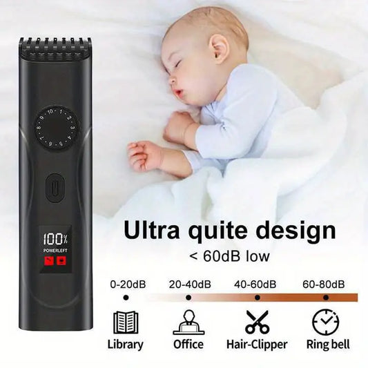 Újratölthető LED kijelző professzionális olló férfiaknak