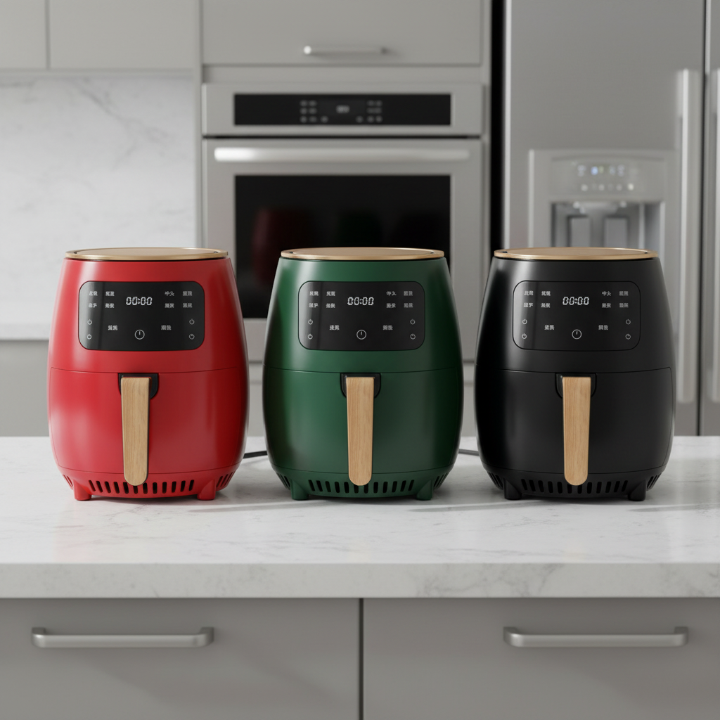 220V Smart 4.5L Multifunctional Air Fryer for Home Cooking