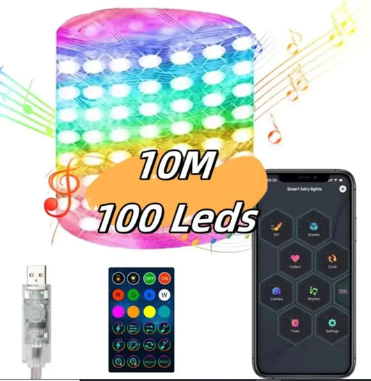 Smart RGB LED Karácsonyfa Fények