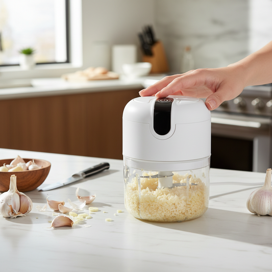 Electric Garlic Cutter - Kitchen Utensil Gadget