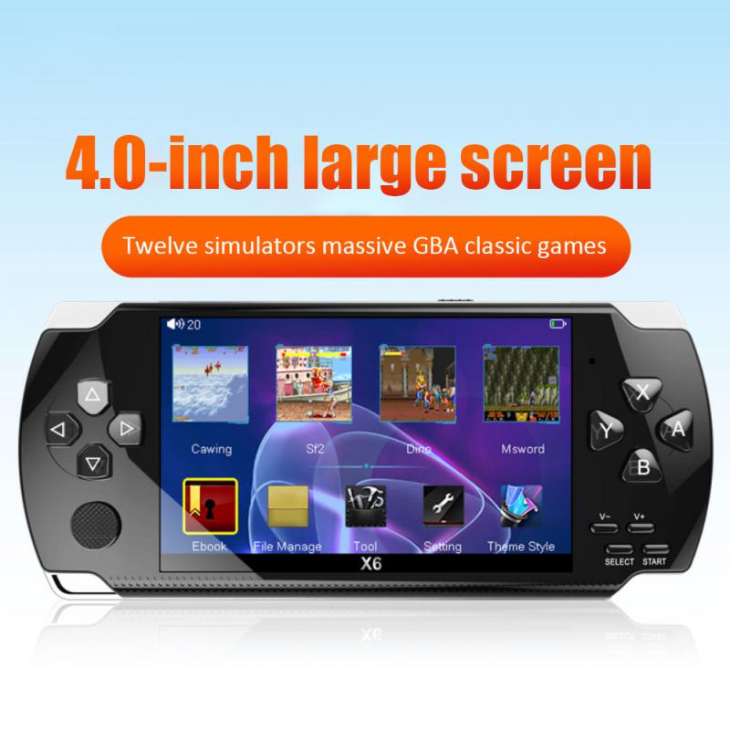 X6 Handheld Portable Game Console with 1500 Games