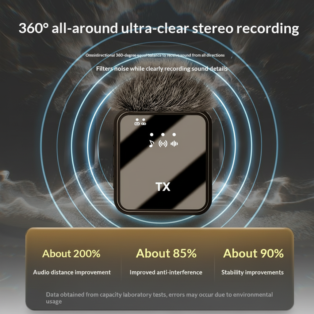 Mini Wireless Lavalier Microphone