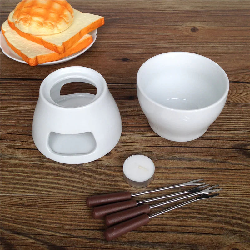 Ceramic Hot Chocolate Melting Pot for Delightful Japanese-Style Treats