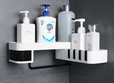 Wall-Mounted Bathroom Storage Rack for Toiletries