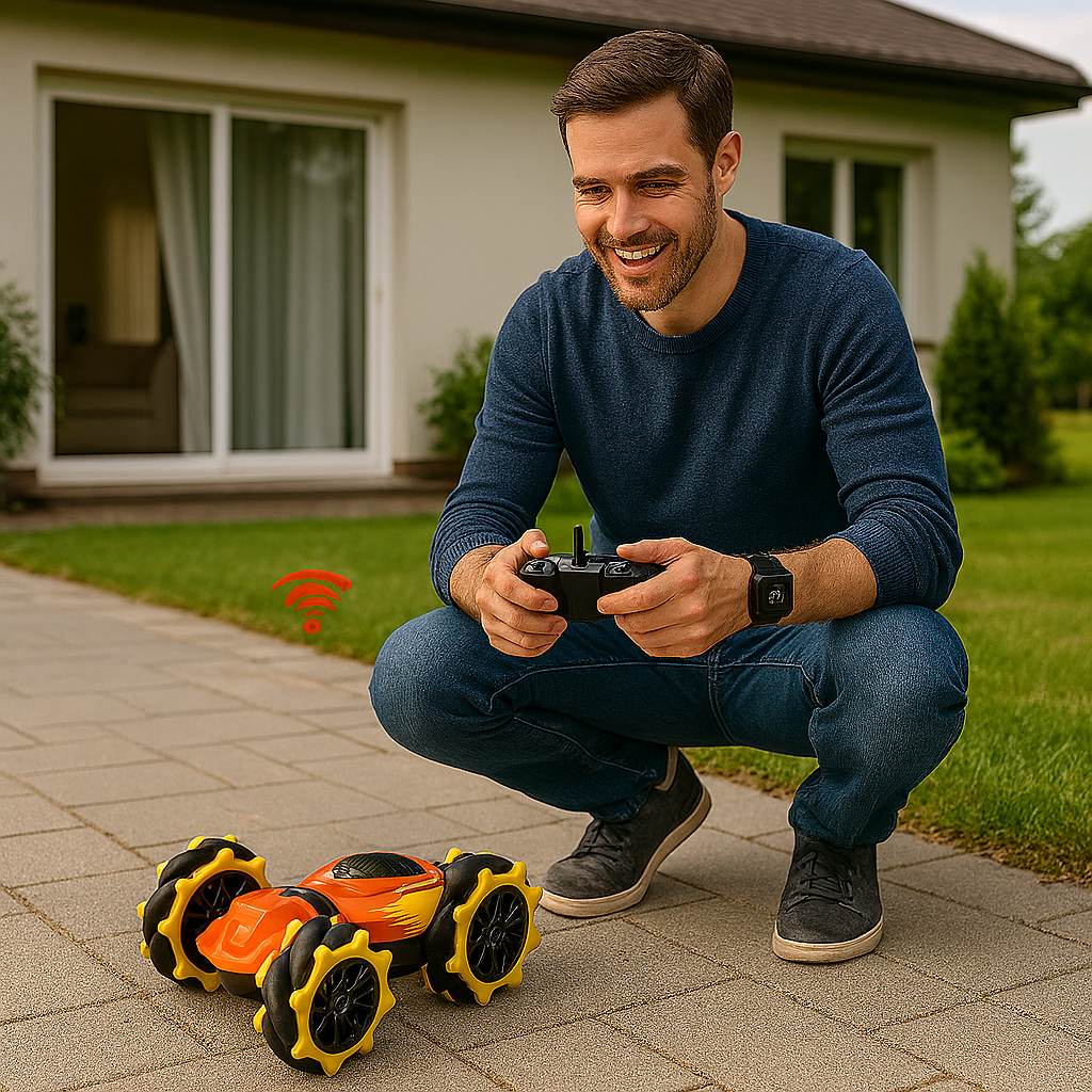 Dual-Sided Stunt Climber RC Car