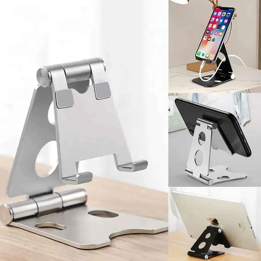 Portable Aluminum Double-Fold Tablet Stand