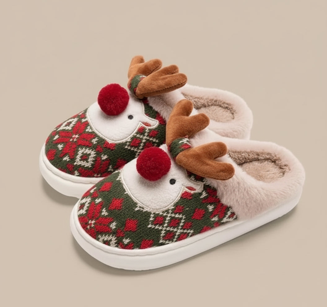 Christmas Plush Slippers