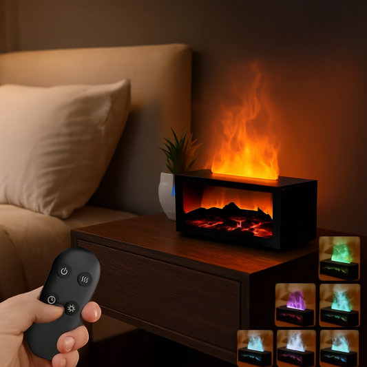 Flame Aromatherapy Machine Colorful Essential Oil Diffuser