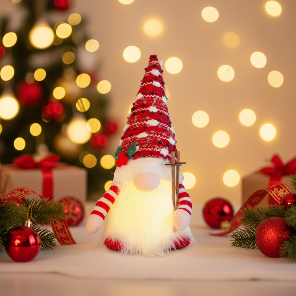 Glow Sled Christmas Doll