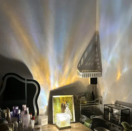 LED vízhullámos vetítőlámpa RGB fényerő-szabályozással