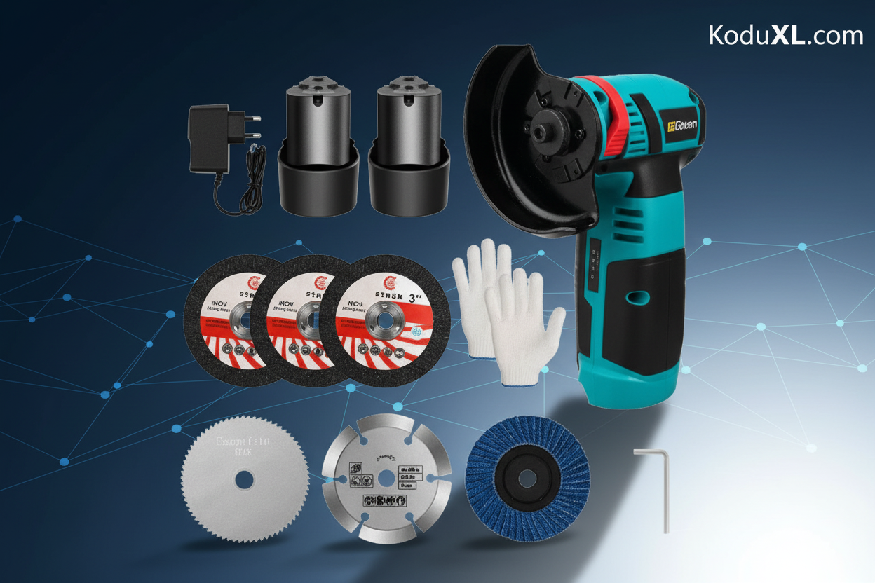 Mini Cordless Angle Grinder for Home Use (3-Inch)