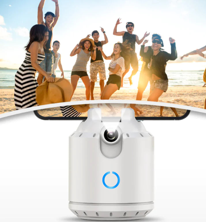 360-Degree Rotating Smartphone Stabilizer with Face Tracking