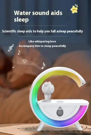 Űrhajós vízcsepp párásító hangulatvilágítás