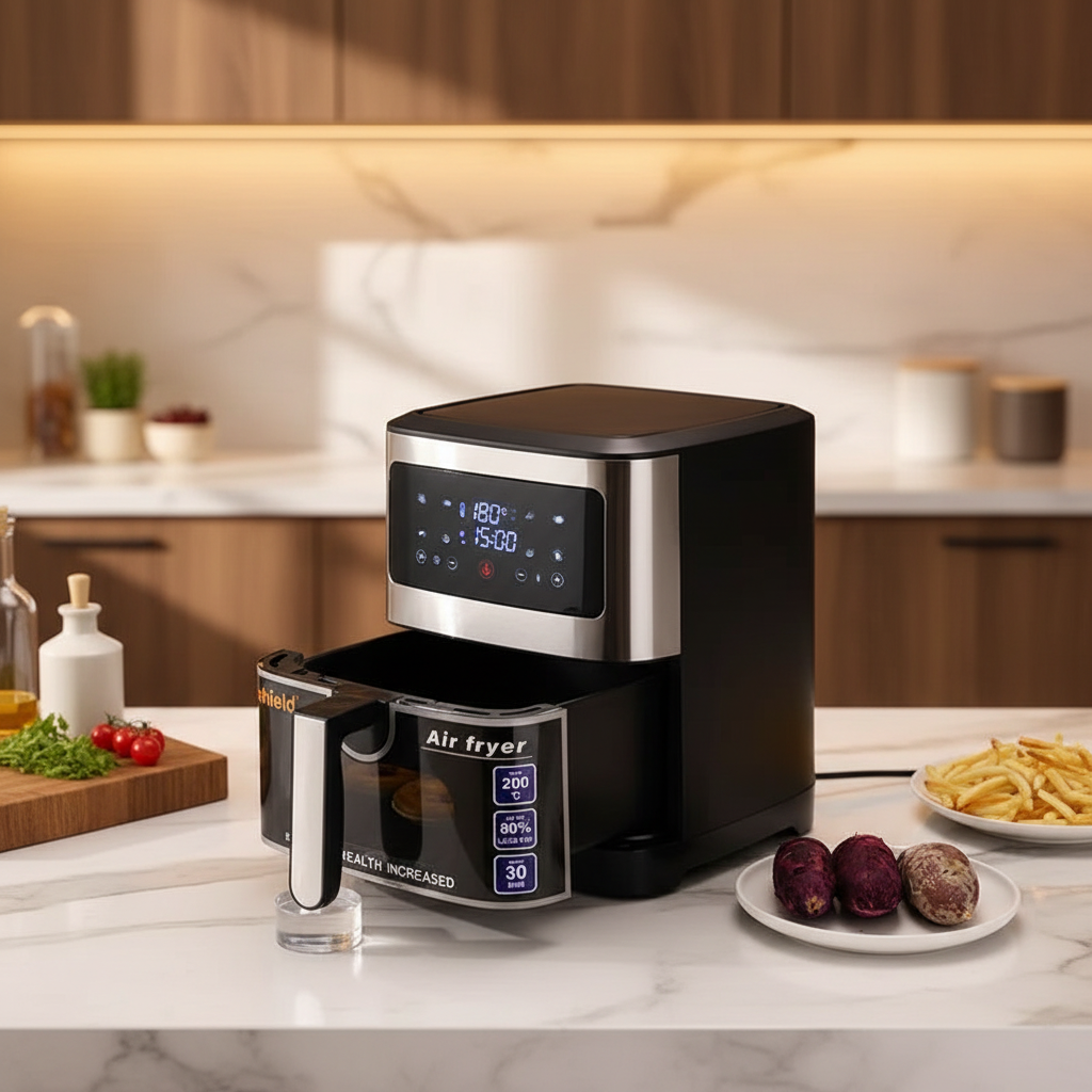 10.5L Többfunkciós légsütő