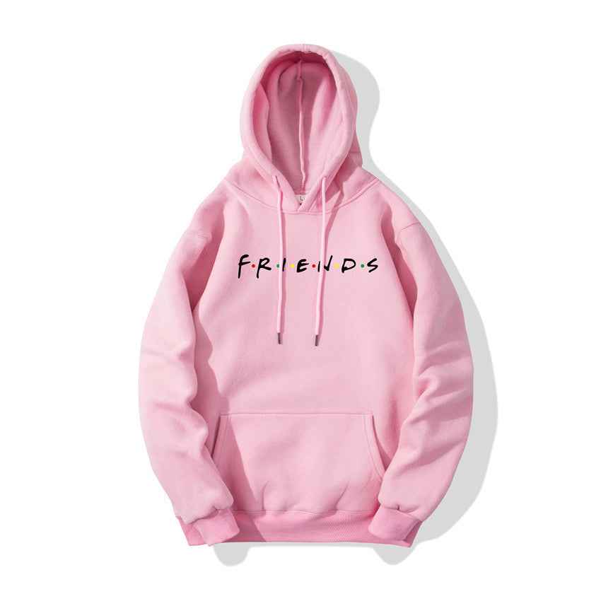 Hoodie with FRIENDS Print - Trendy Pullover