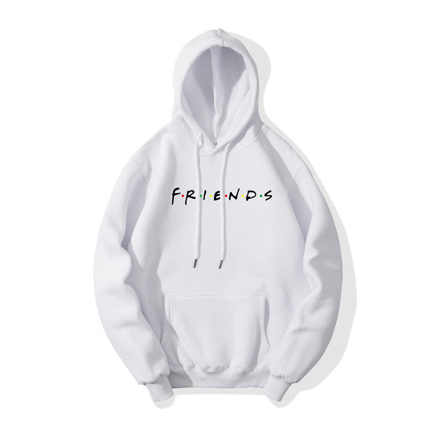 Hoodie with FRIENDS Print - Trendy Pullover