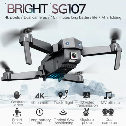 Mini 4K HD Foldable Drone with Remote Control