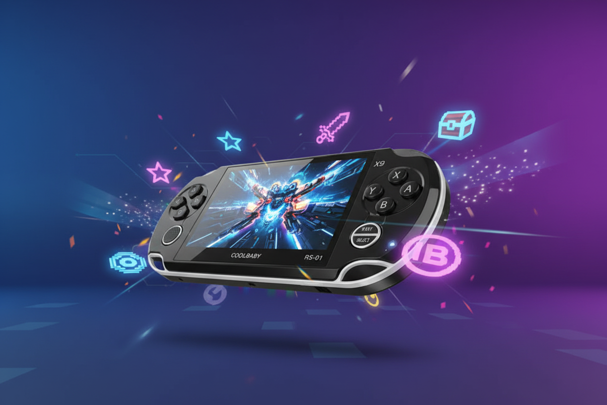 Cool Kid PSP3000 Handheld Game Console - Retro GBA