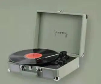 Portable Mini Smart Record Player with Bluetooth Speaker