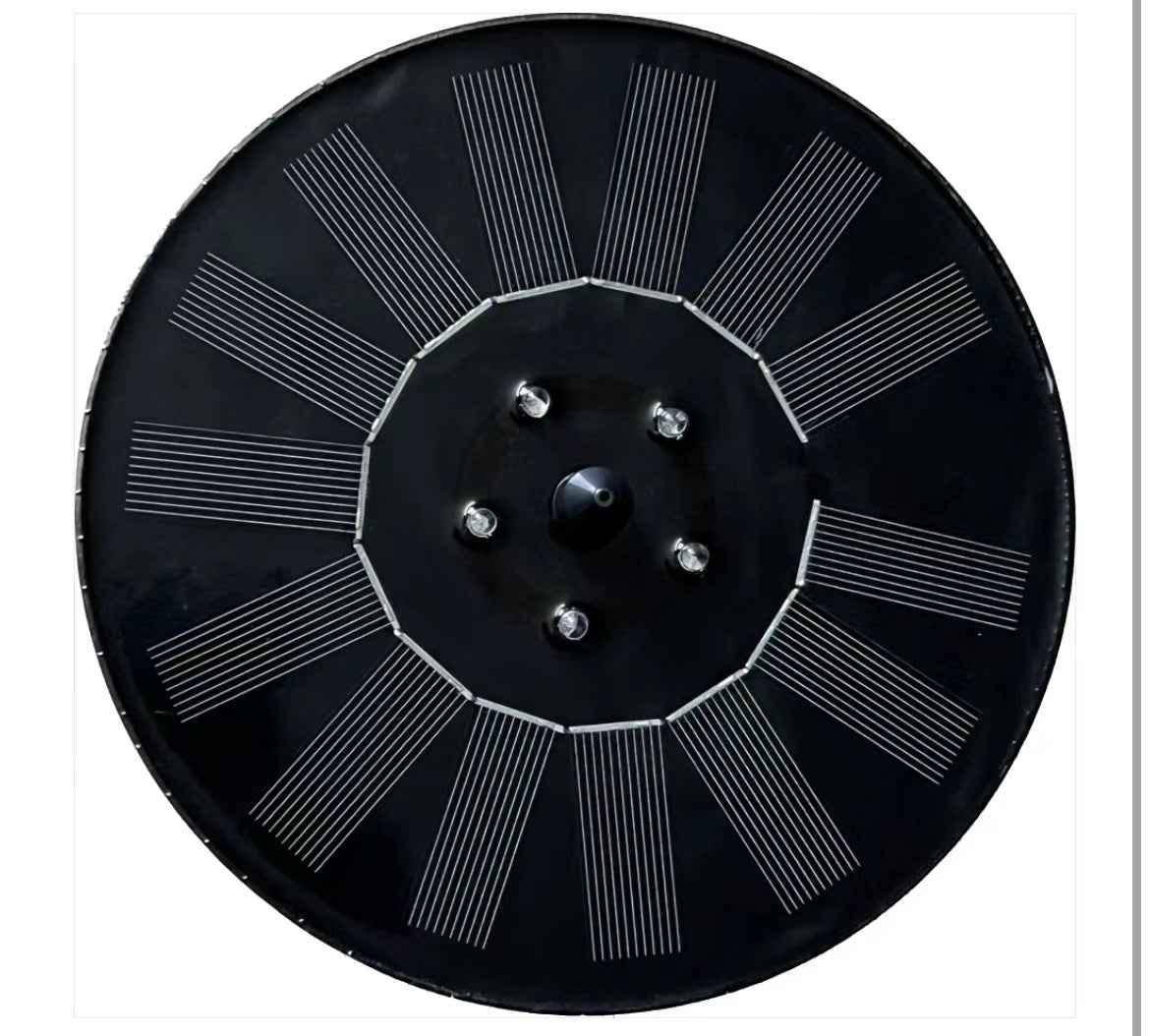 Outdoor Solar Fish Pond Oxygenating Fountain Decor