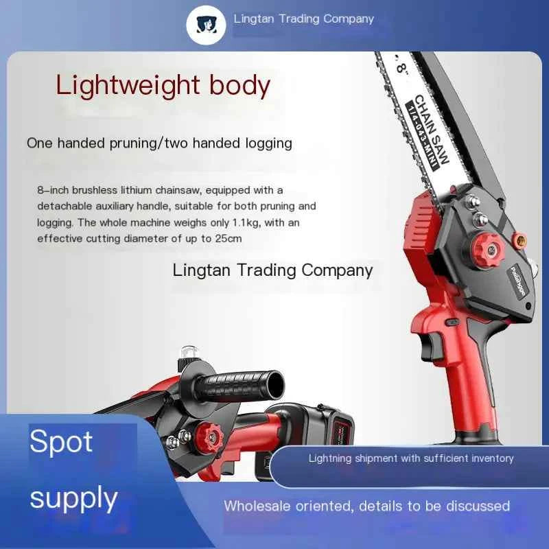 Cordless Lithium Battery Chainsaw for Home Use