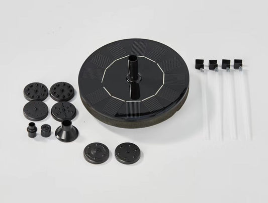 Outdoor Solar Fish Pond Oxygenating Fountain Decor