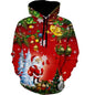 Digital Printed Plus Size Hooded Sweatshirt