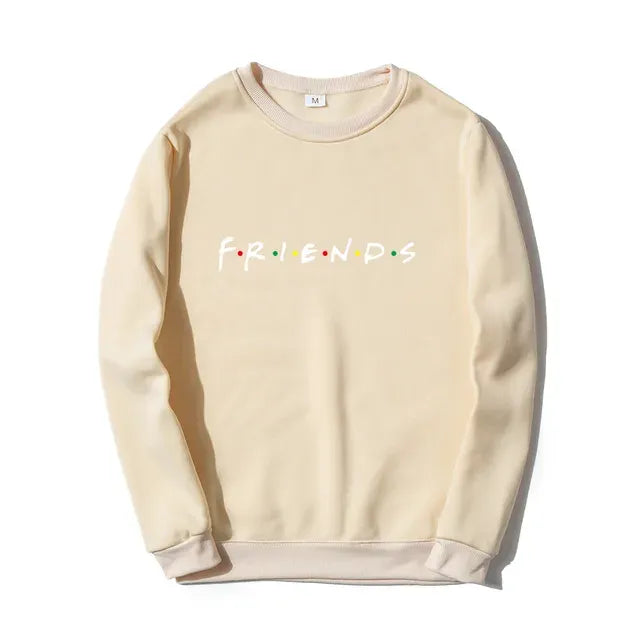 Friends Logo Hoodie in Red, Black, and Pink