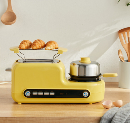 Bread Maker, Toaster, Skillet, and Egg Cooker Set