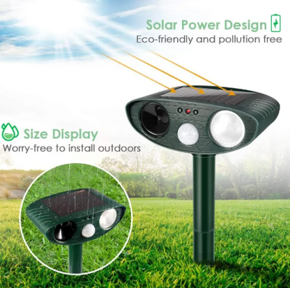 Solar-powered Animal Repeller