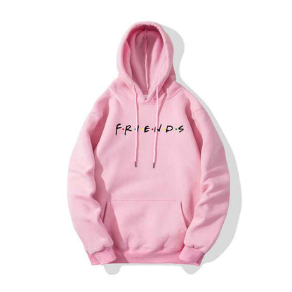 Hoodie with FRIENDS Print - Trendy Pullover