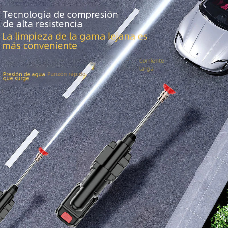Nagynyomású, hordozható vezeték nélküli autómosó pisztoly
