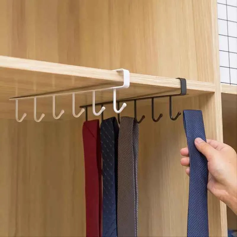 Multifunctional Wall-Mounted Kitchen Utensil Hooks