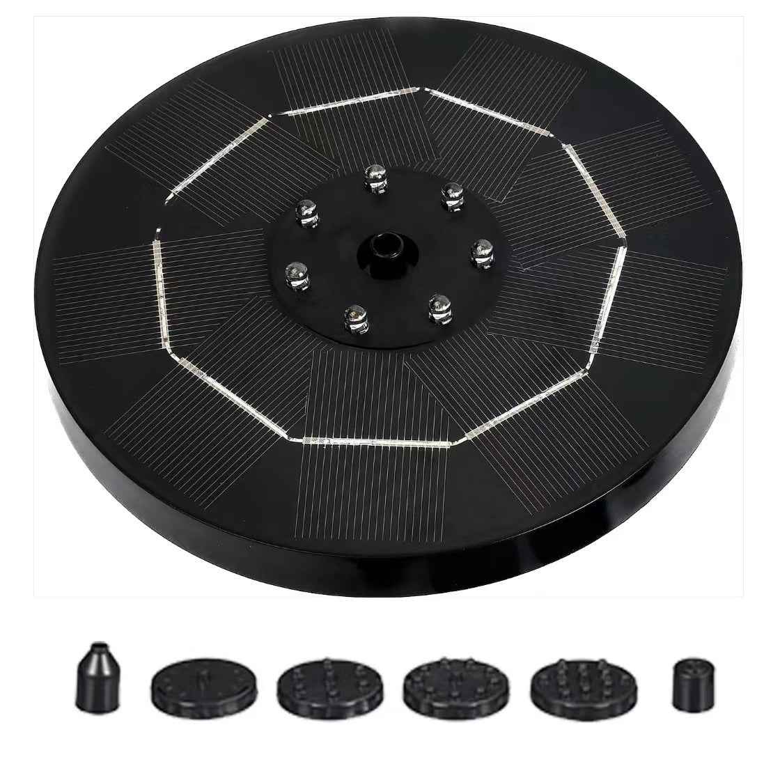 Outdoor Solar Fish Pond Oxygenating Fountain Decor
