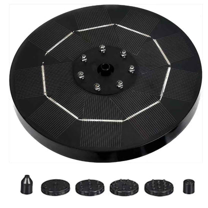 Outdoor Solar Fish Pond Oxygenating Fountain Decor