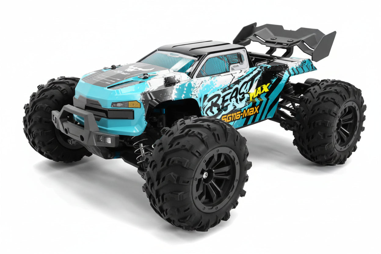 Control Car 1:16 RC Off-Road Truck with LED Lights