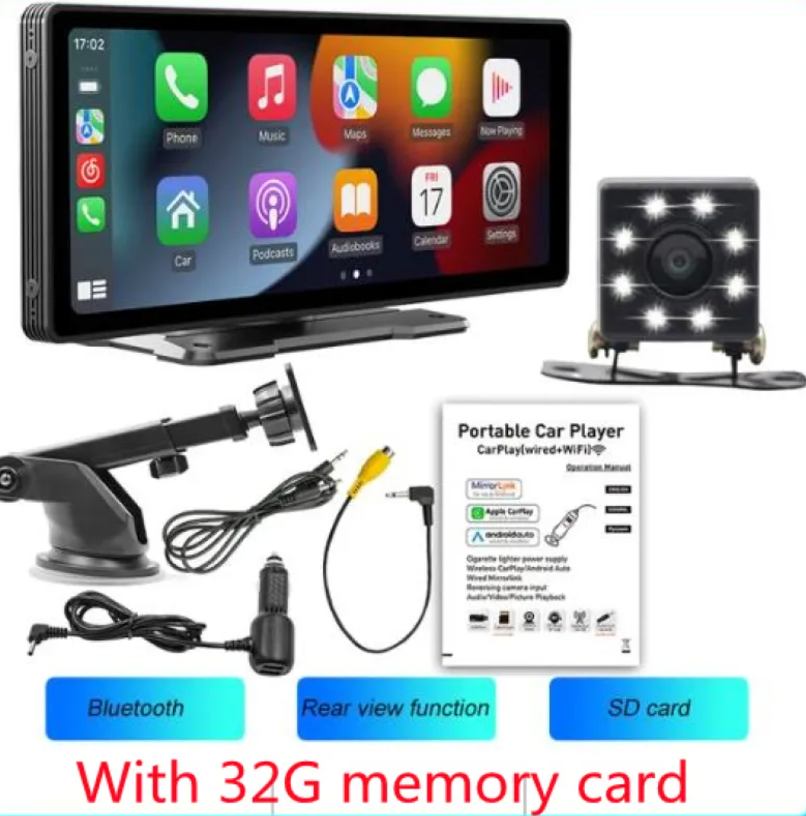 Portable Car MP5 Audio & Video System