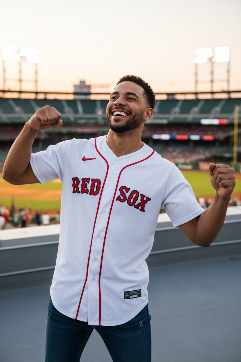 Boston Red Sox Nike Jersey - Custom White Edition
