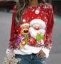3D Digital Printed Christmas Women's Snowman Sweater