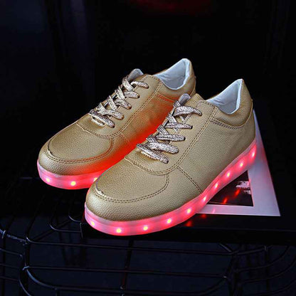 Colorful LED Light-Up Sneakers, Casual Style