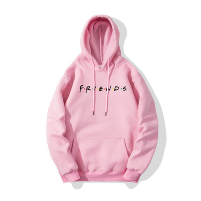 Hoodie with FRIENDS Print - Trendy Pullover