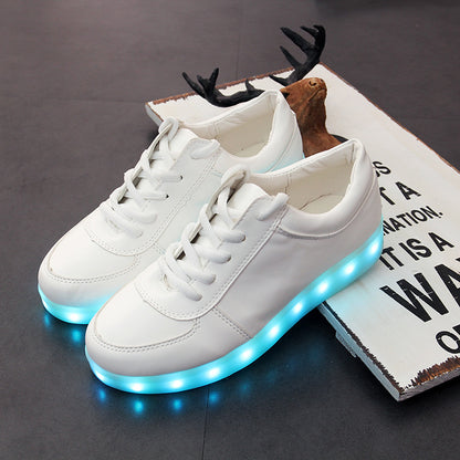 Colorful LED Light-Up Sneakers, Casual Style