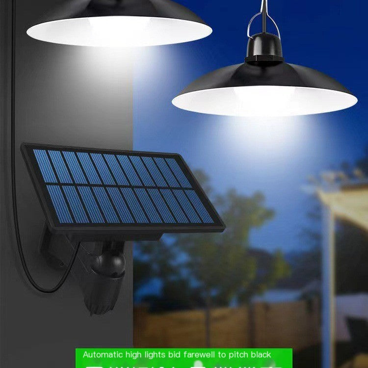 New Dual Solar Powered Light for Indoor and Outdoor Use
